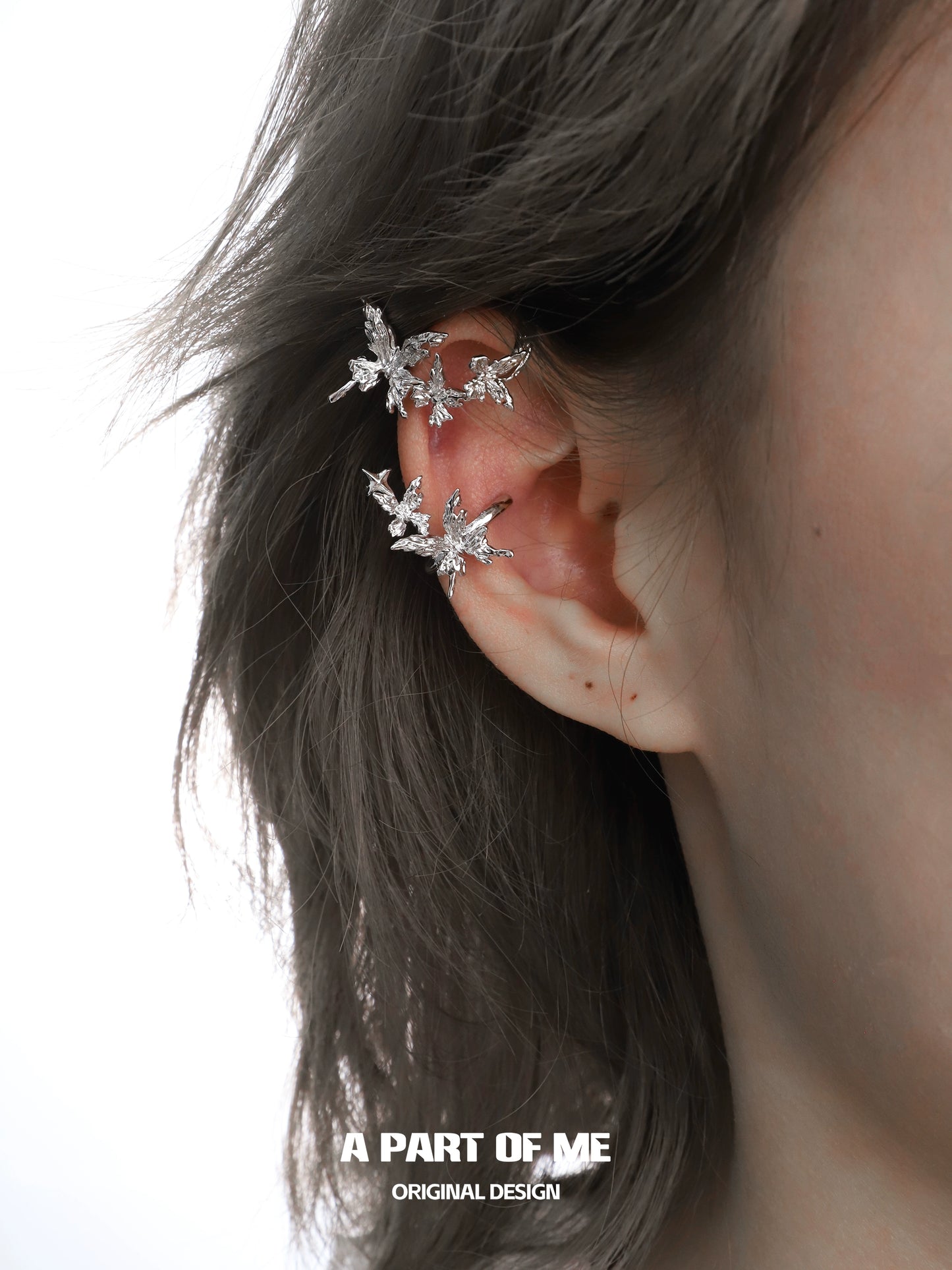 Butterfly Elf Tassel Ear Clips