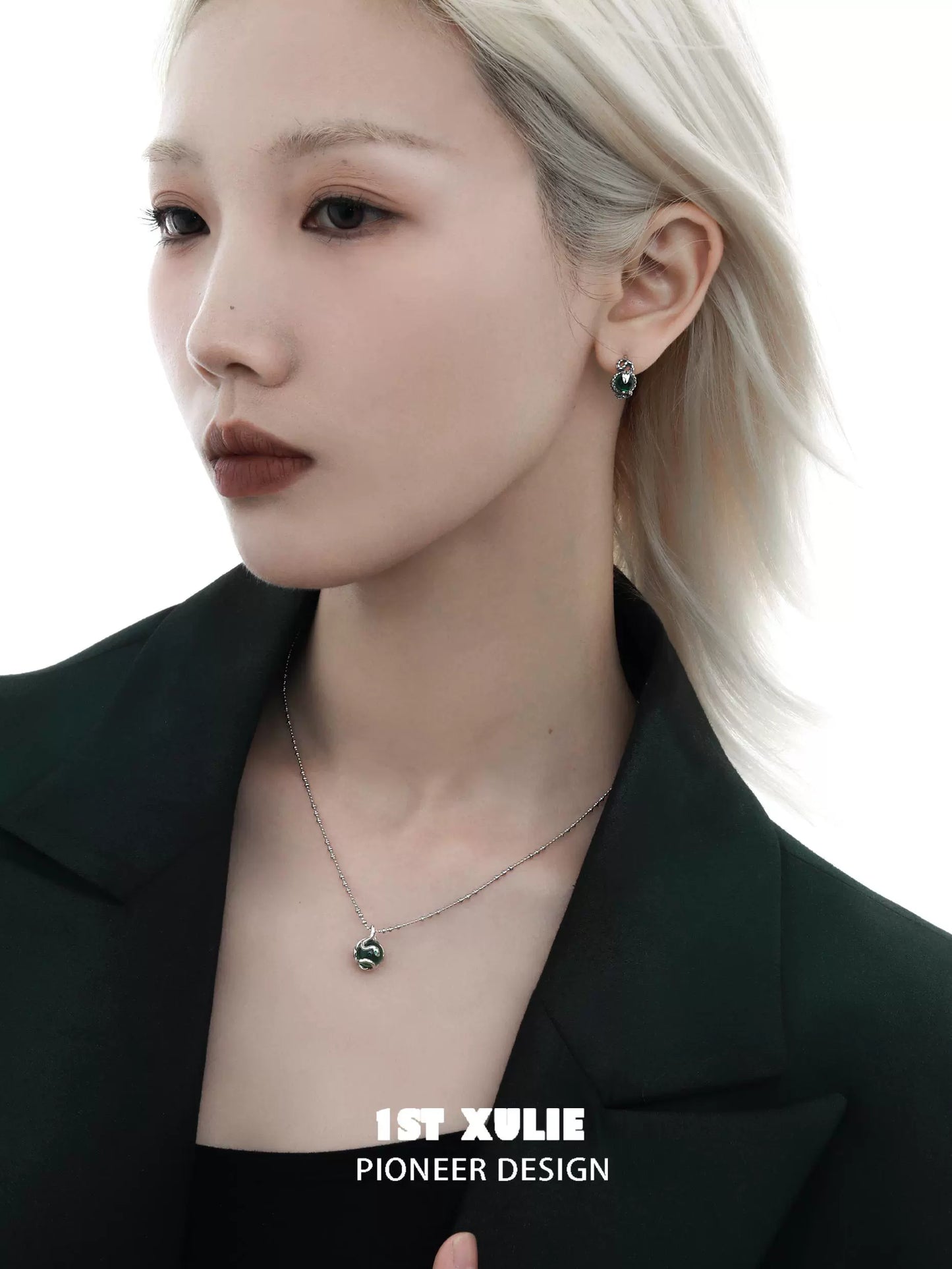 Eternal Serpent Silver Necklace