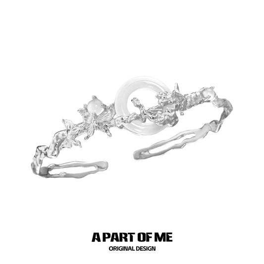 Butterfly Chalcedony Bracelet