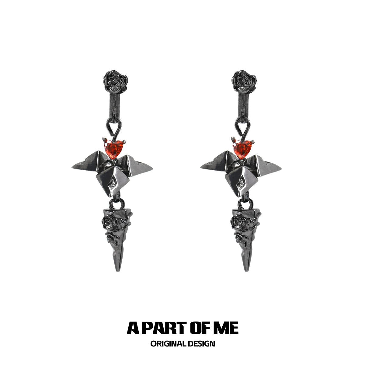 Sword of the Rose Earrings