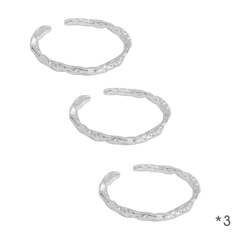 Minimalist Silver Open Ring