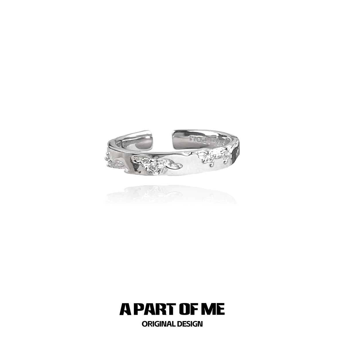 Broken Theory Silver Ring