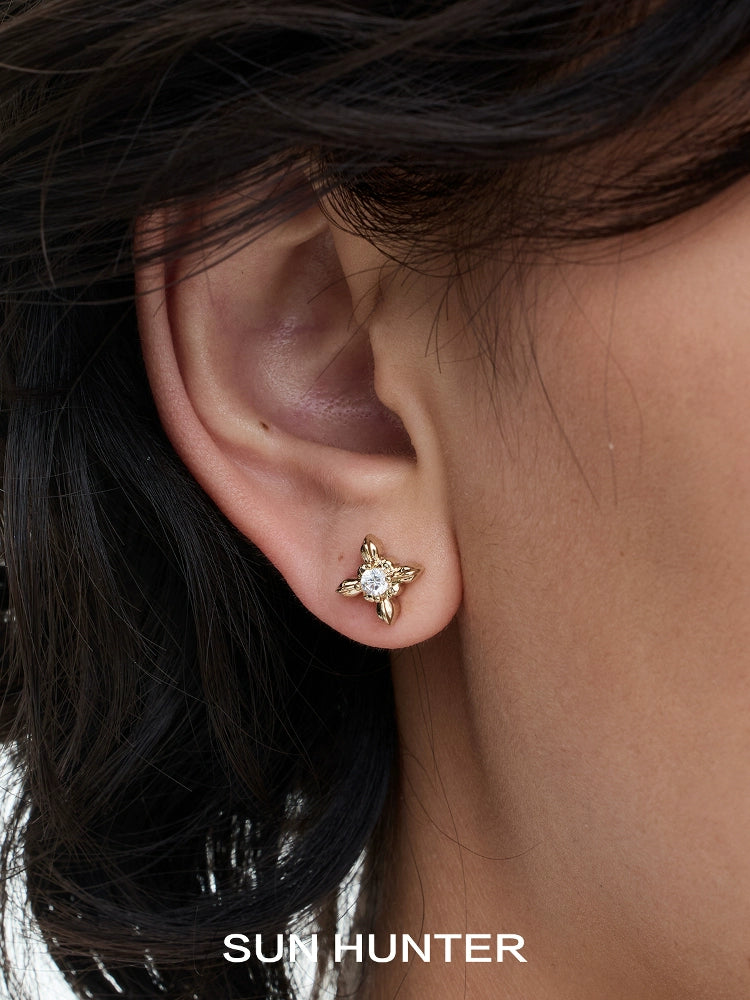 Maillard Iris Stud Earrings Set