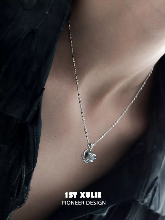 Eternal Serpent Silver Necklace