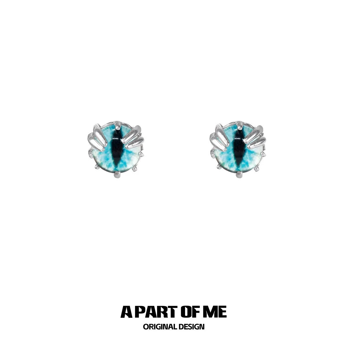 Blue Devil Eye Earrings