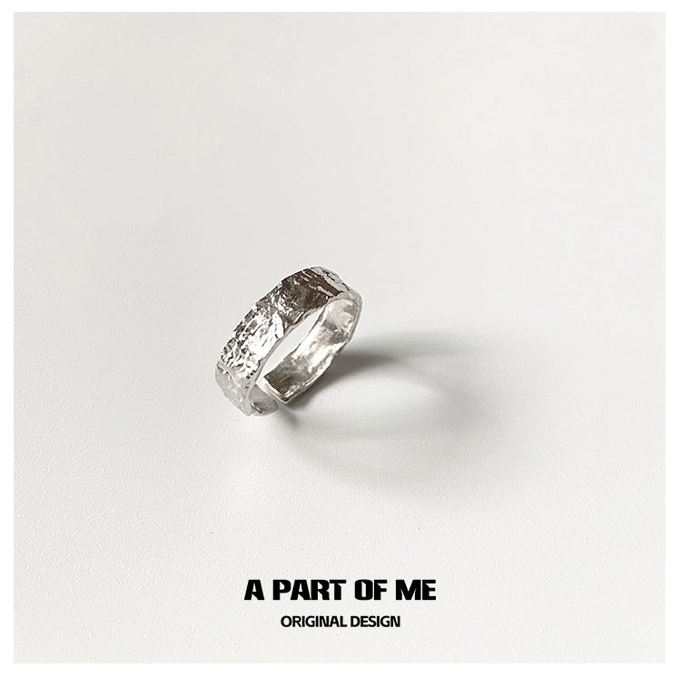 Tinfoil Crinkle Punk Ring