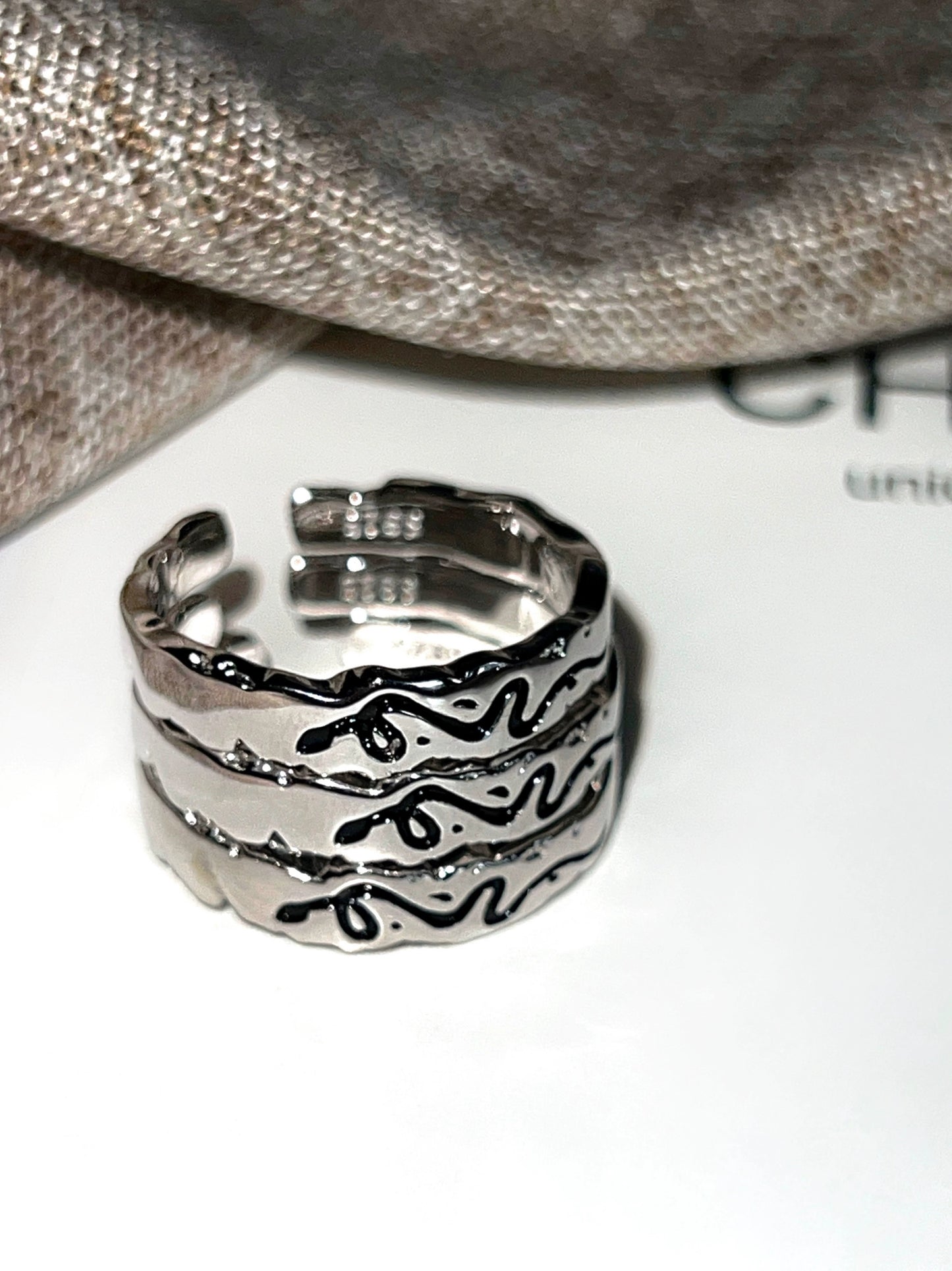 "Spirit Snake Imprint" Ring