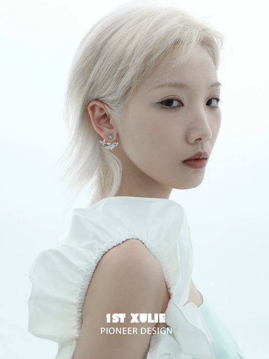 Snowflake Butterfly Removable Earrings