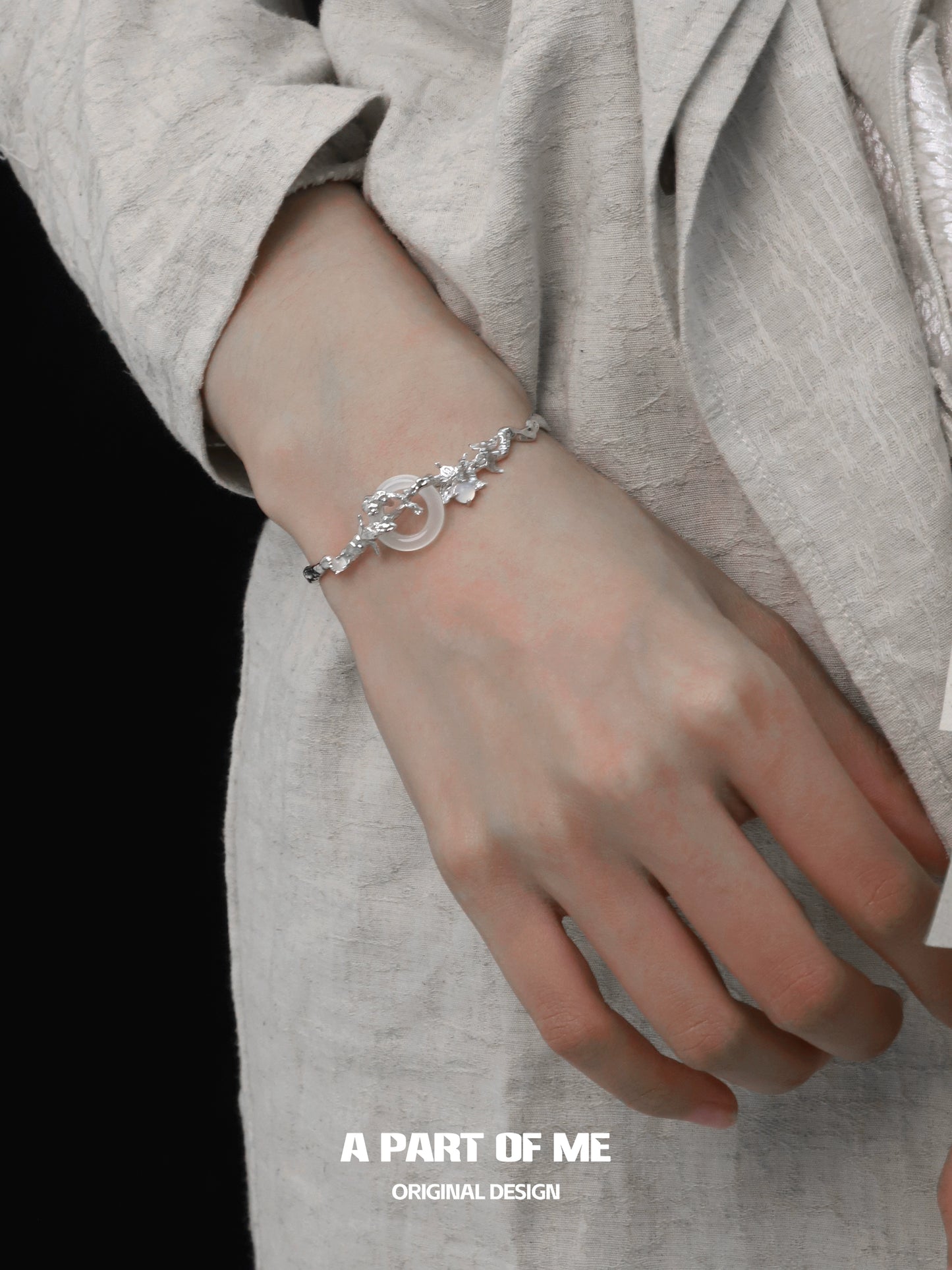 Butterfly Chalcedony Bracelet