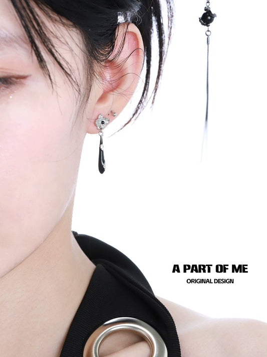 Abyss Evil Flower Earrings