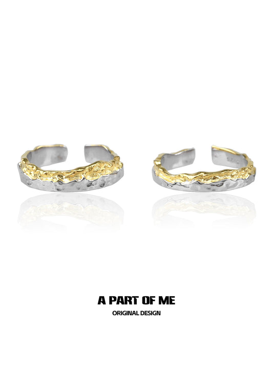Eternal Gold Glow Couple Rings