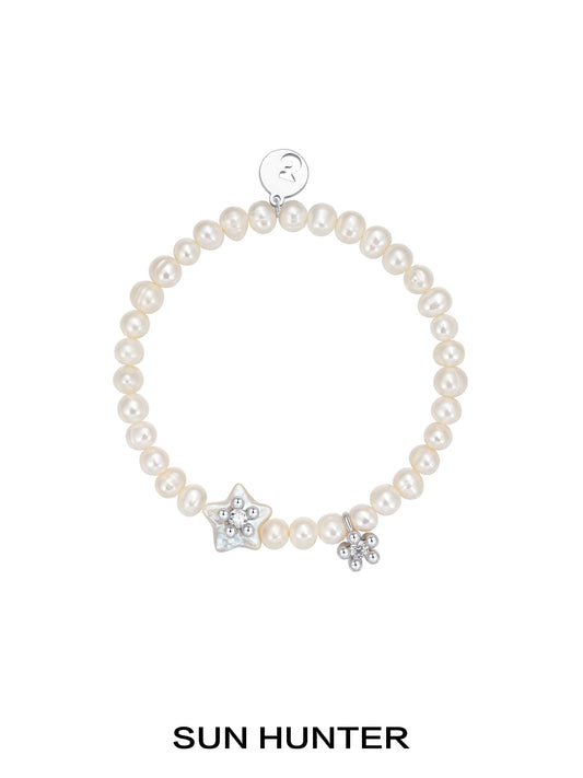 Starry Shore Pearl Bracelet