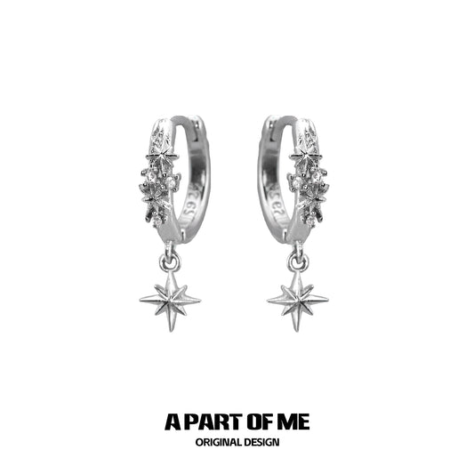 Frosted Snowflake Earrings