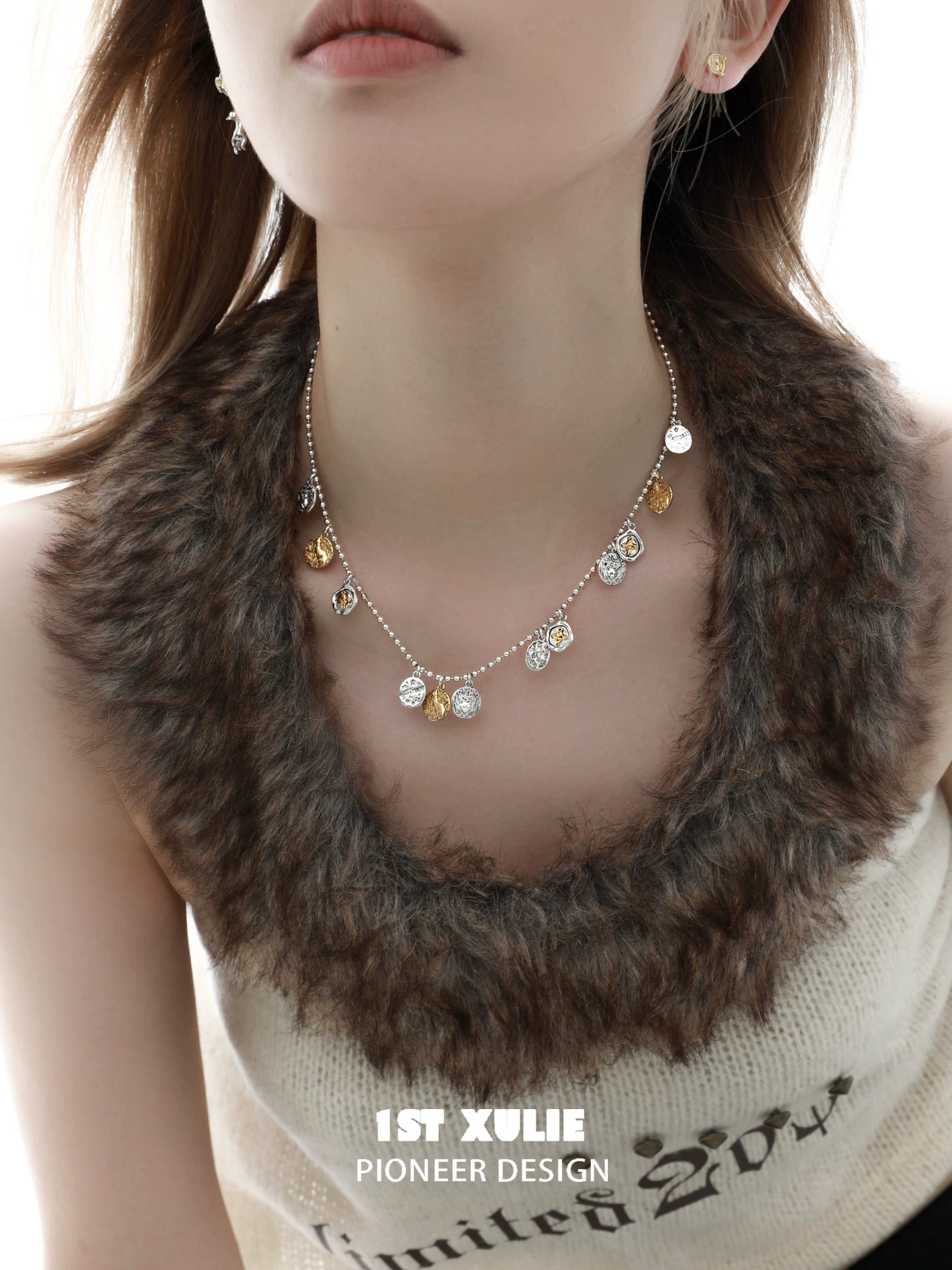 Lucky Cat Cool Charm Necklace