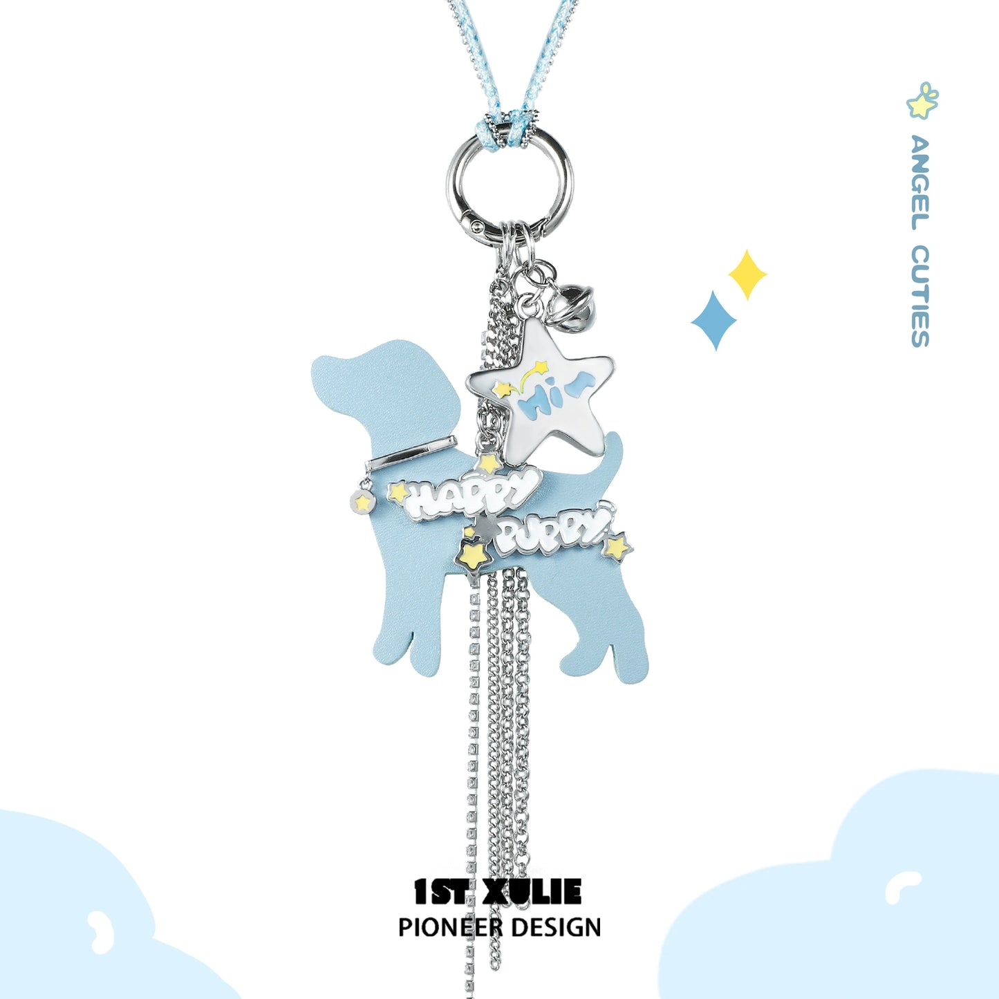 Puppy Keychain Clavicle Necklace