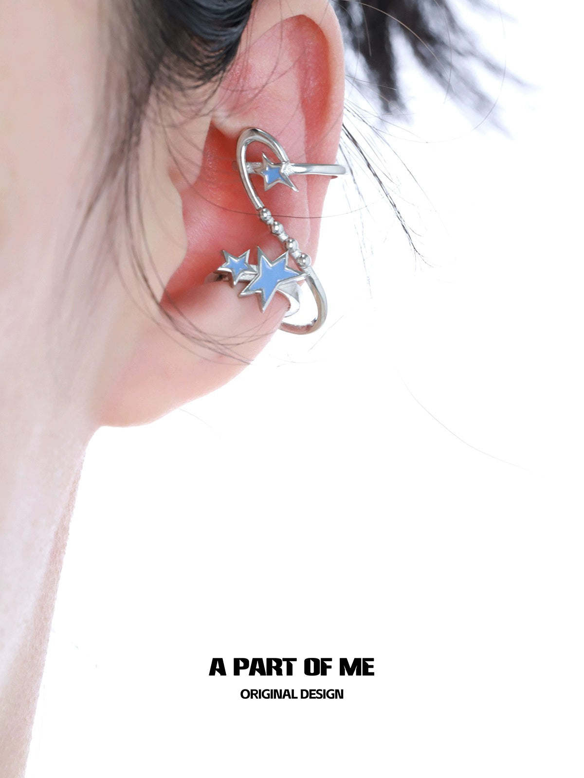 Galactic Blue Star Earrings