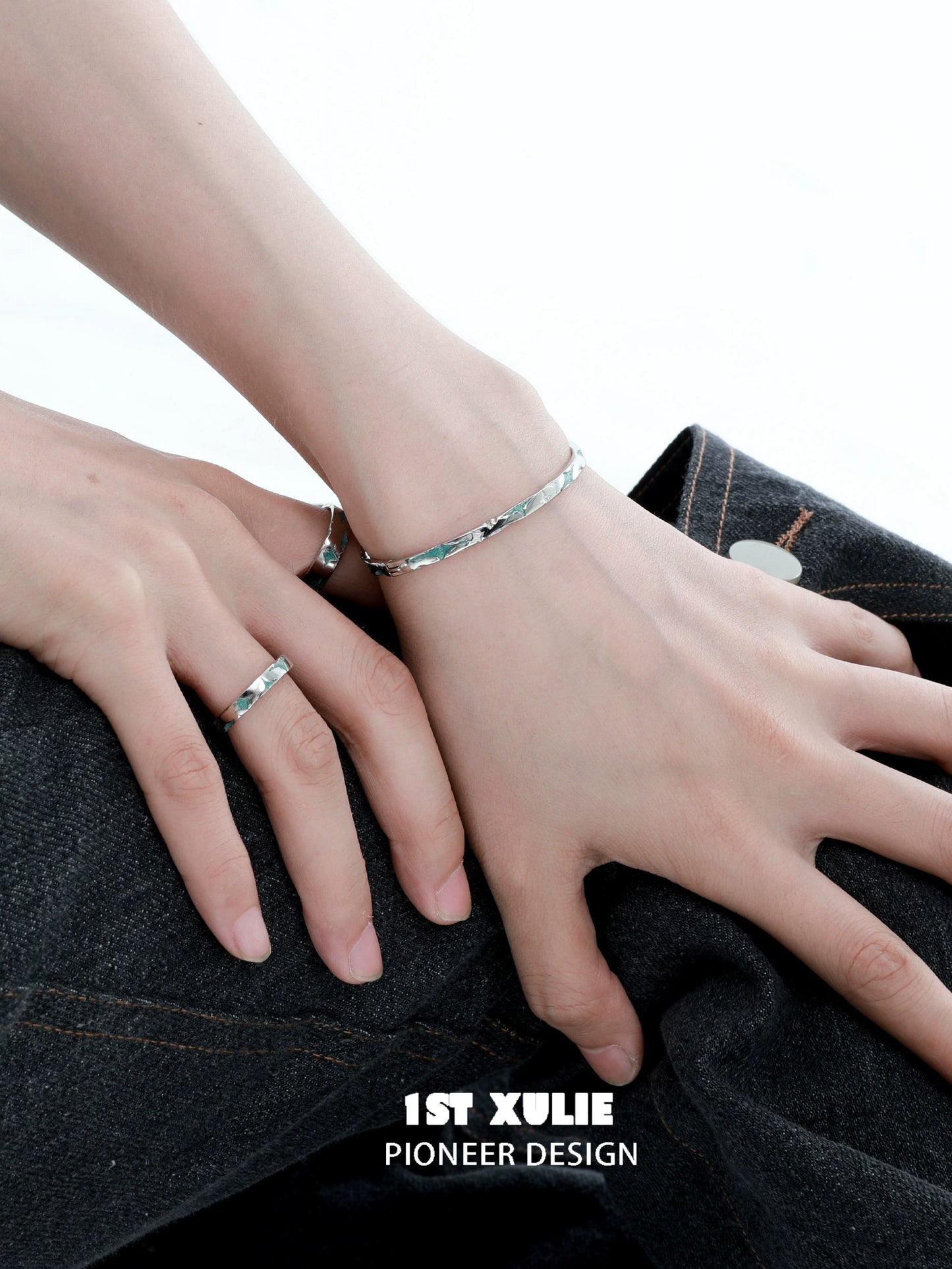 Dazzling Starlight Double-Layer Silver Bracelet