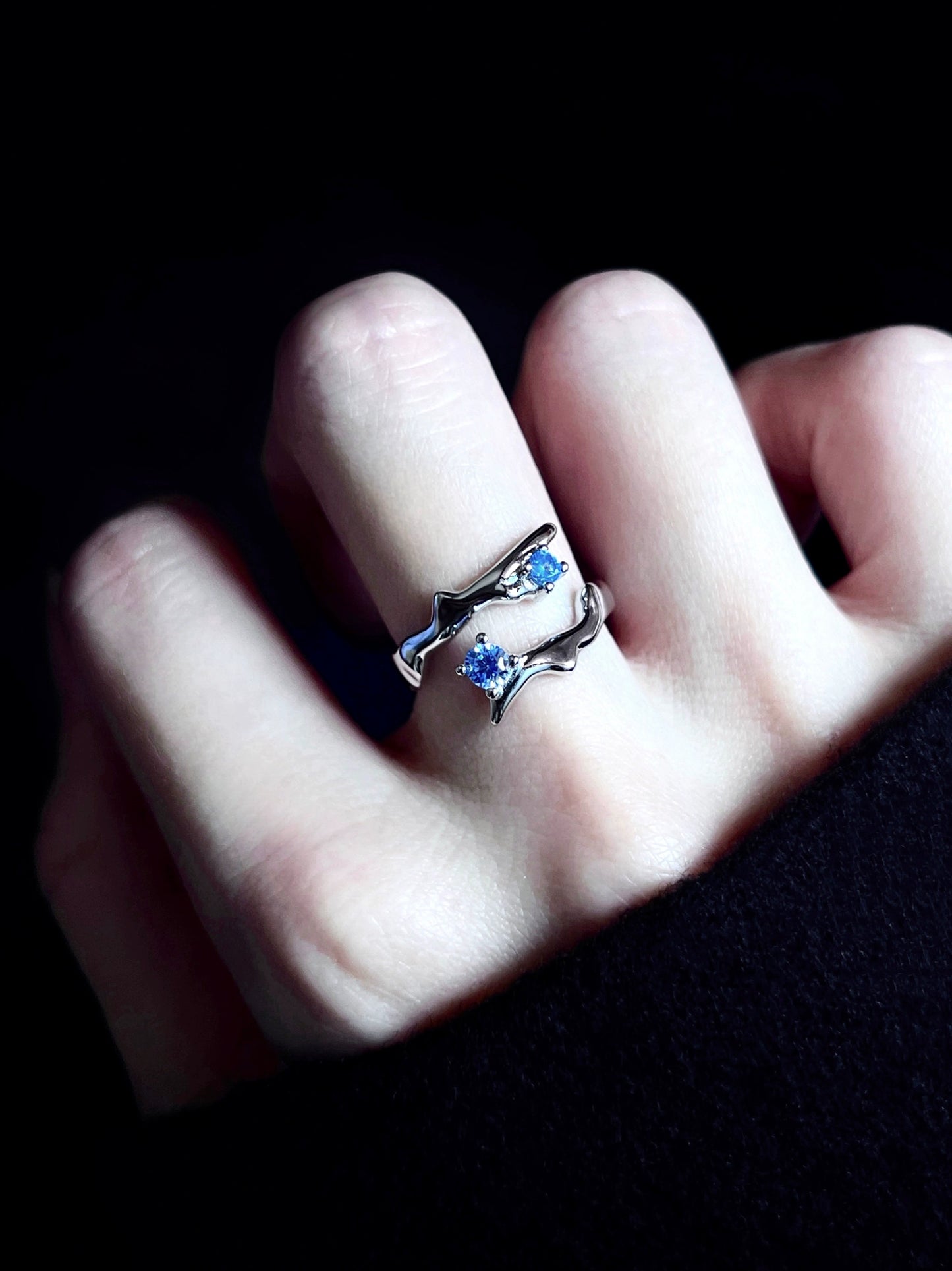 "Blue Universe" Star Ring