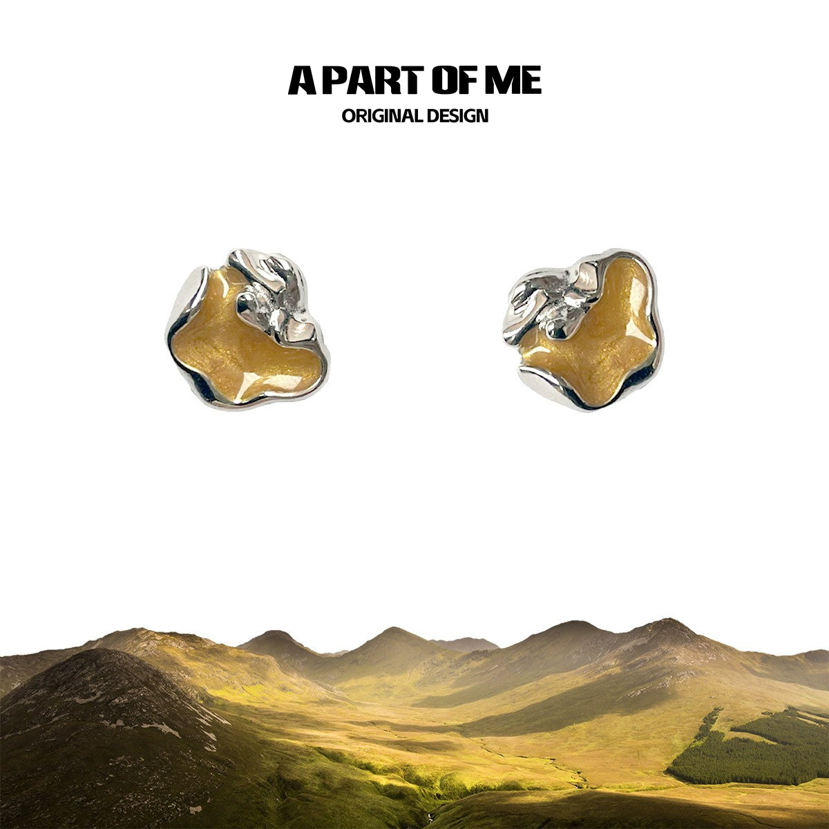 Gold Miner Neutral Earrings