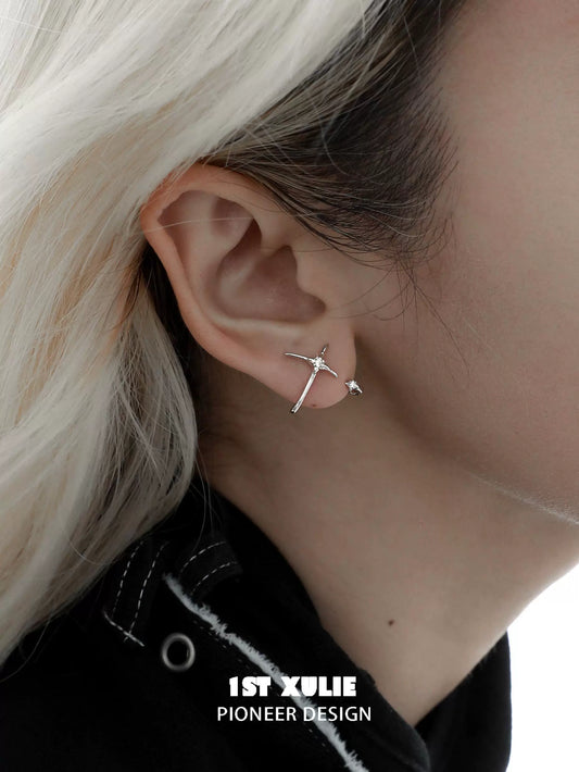 Eternal Spark Zircon Stud Earrings