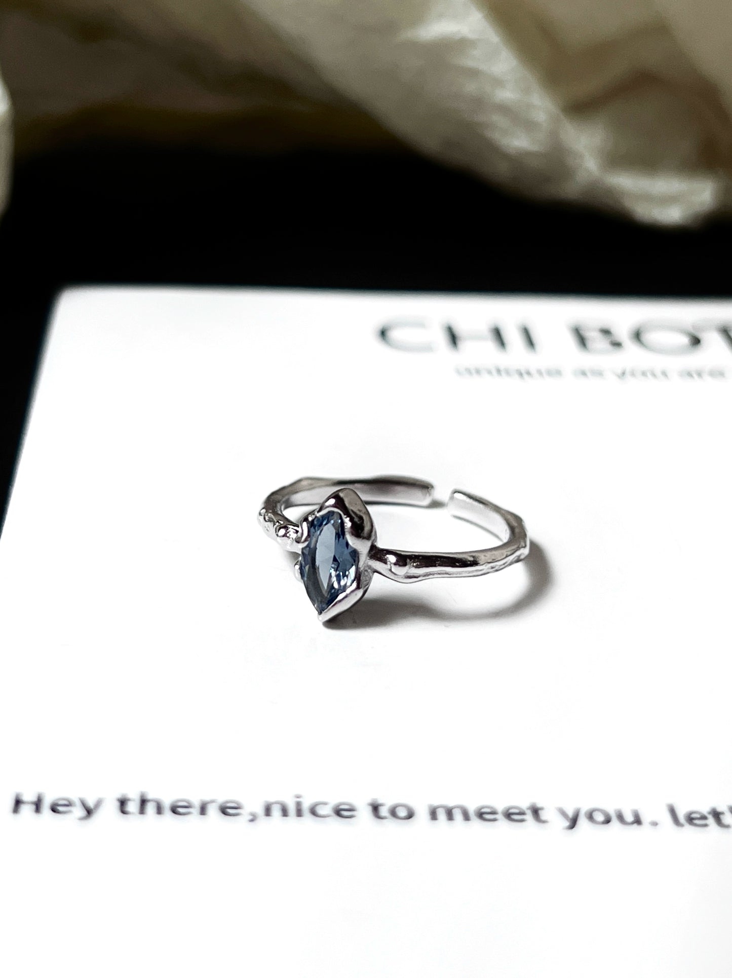 "Silence Ice" Mysticism Ring