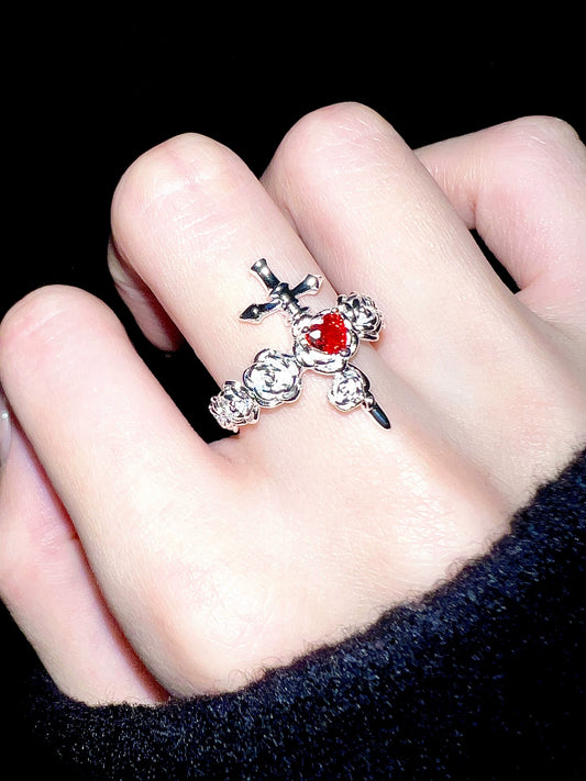 "Rose Knight" Gothic Ring