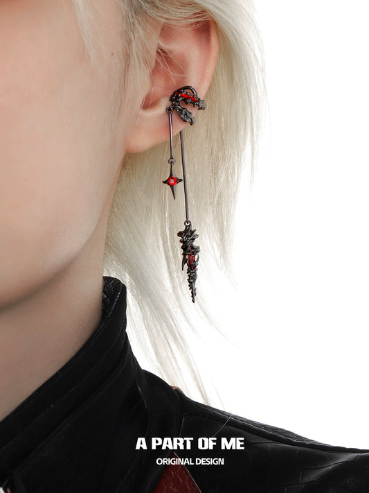 Fierce Dragon Roar Ear Clips