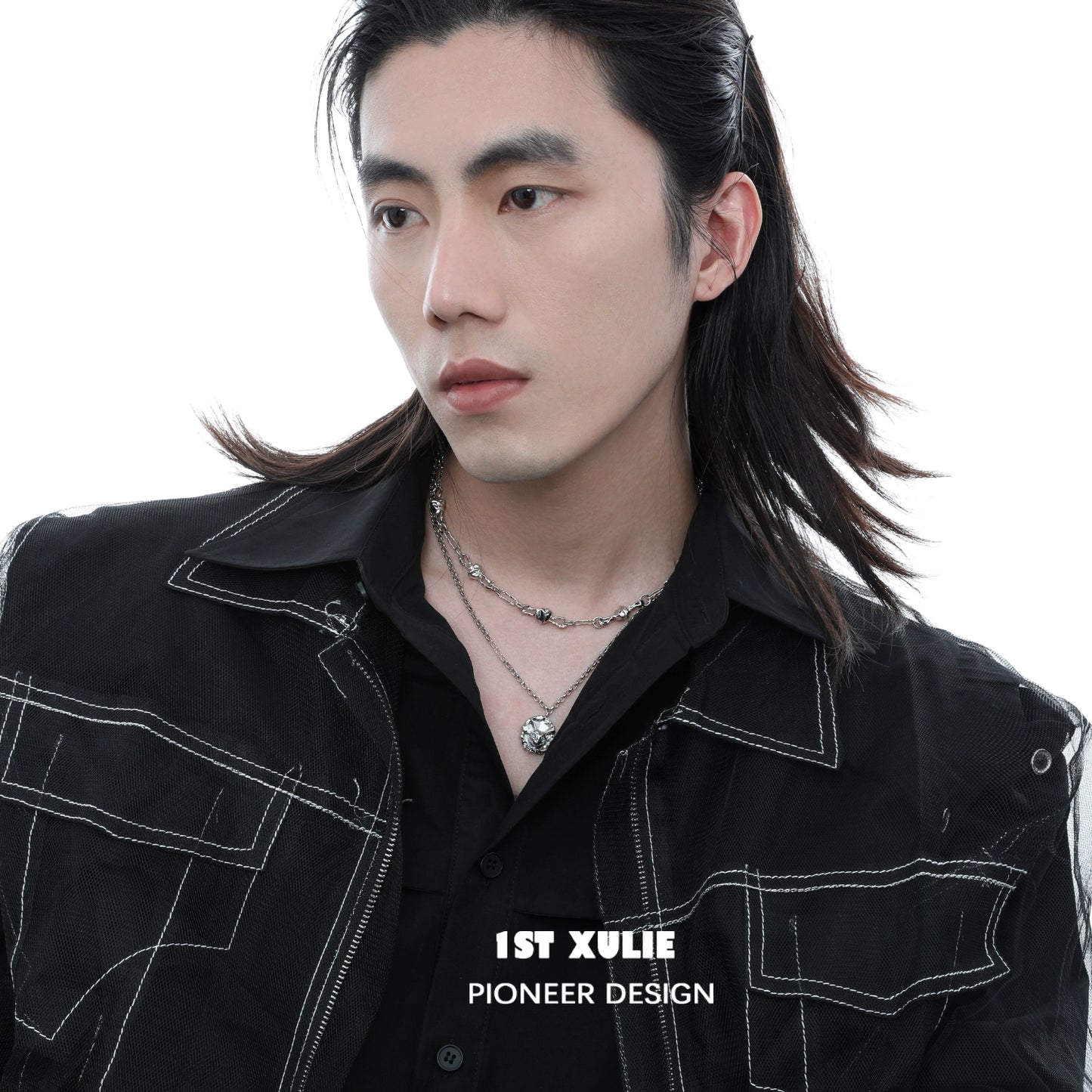 Fierce Crowned Cat Clavicle Chain
