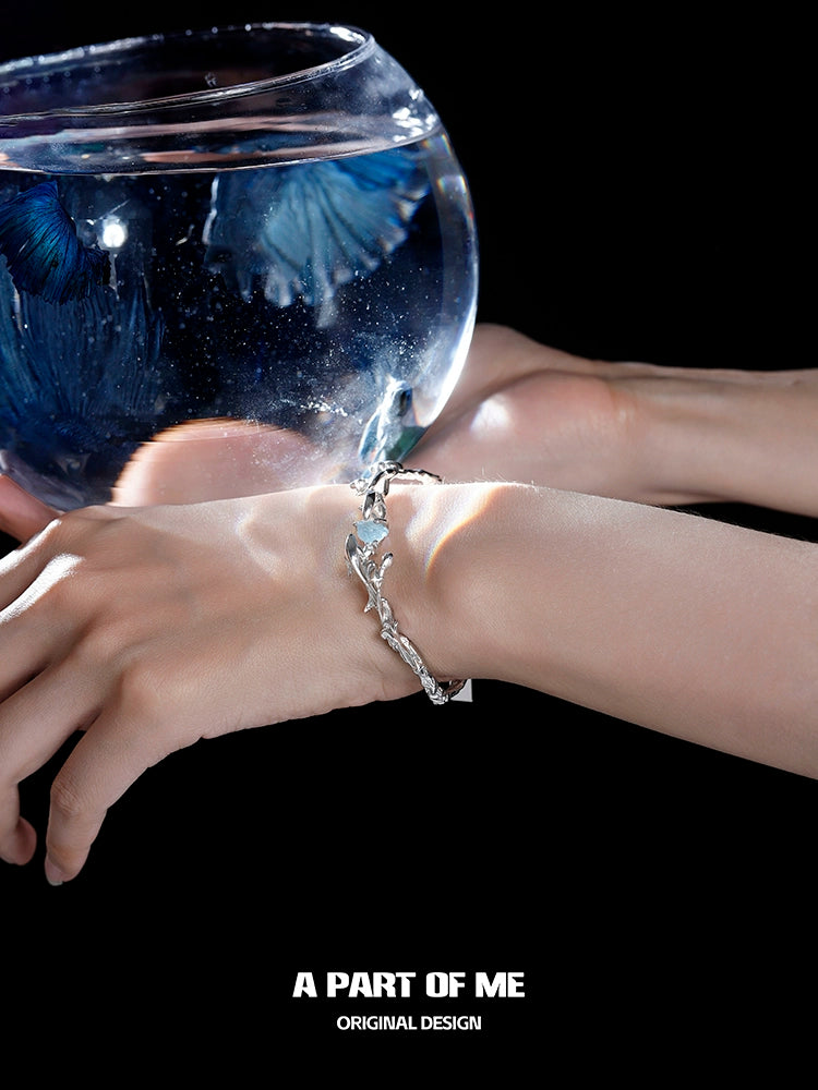Pisces Aquamarine Bracelet