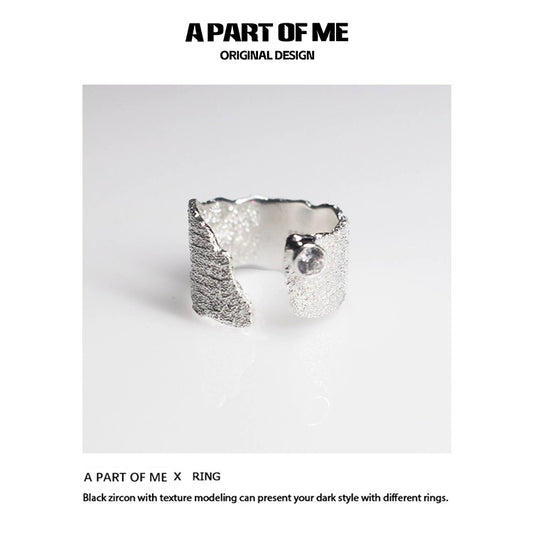 Travel Meaning Textured Ring