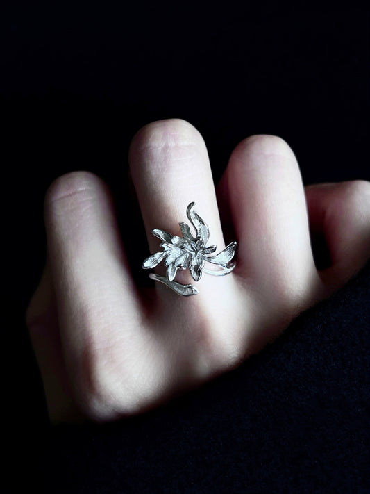 "Orchid Ember" Cold Ring