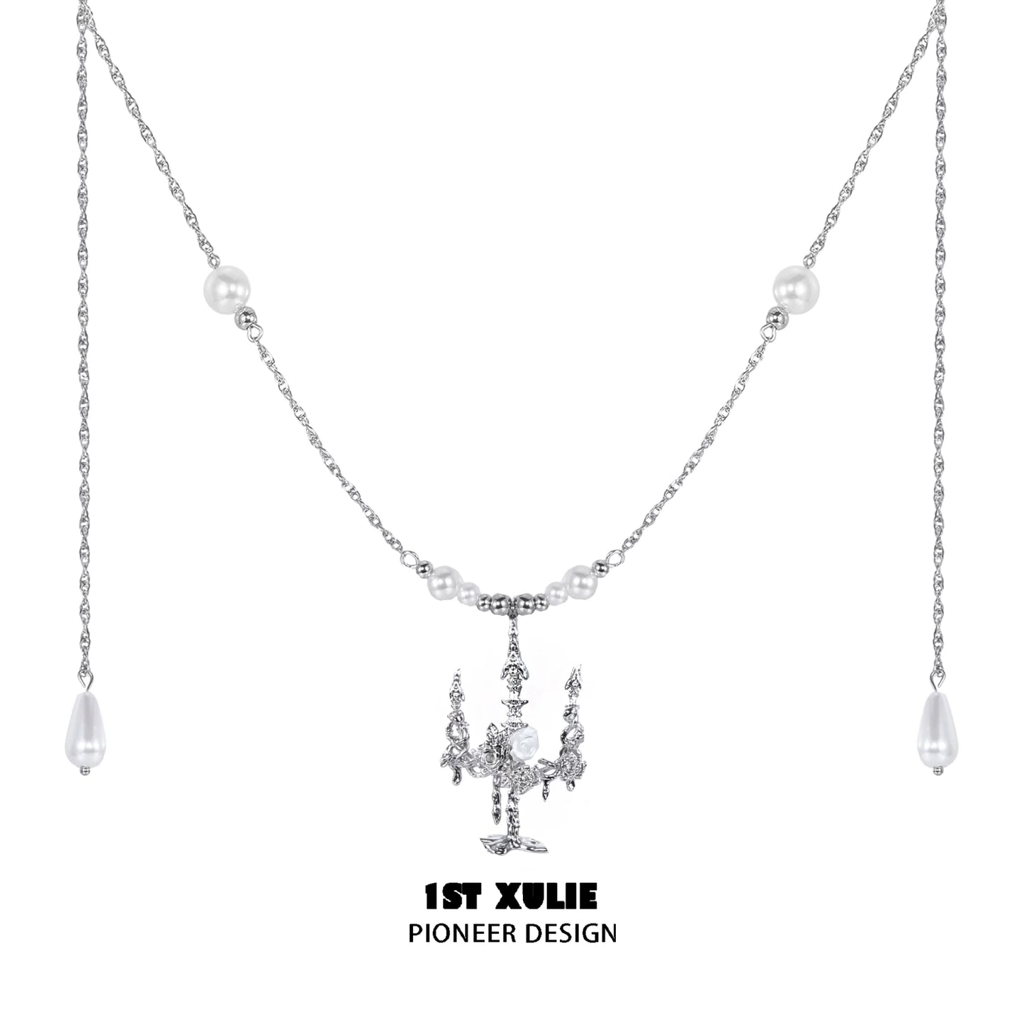 Rose Epic Pearl Clavicle Chain