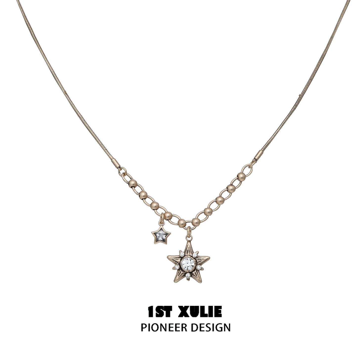 Vintage Starlight Pendant Necklace