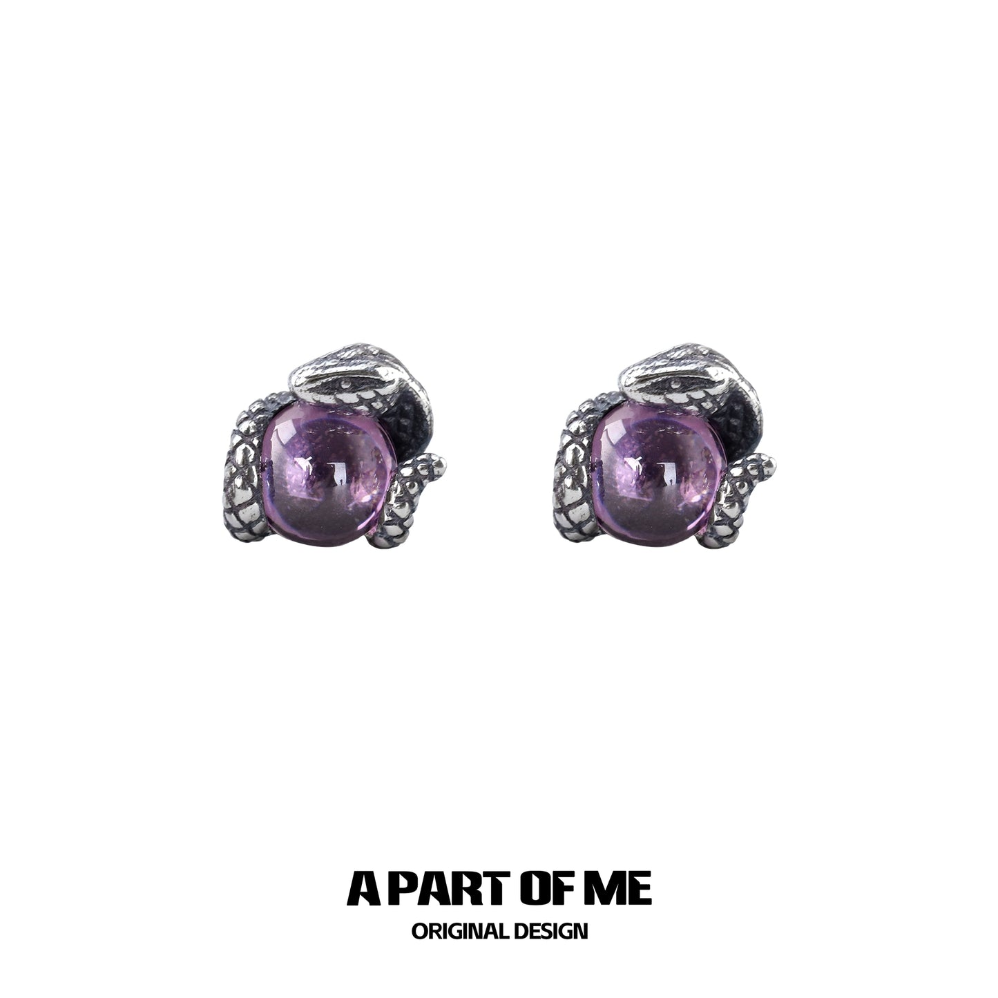 Hell Snake Stud Earrings