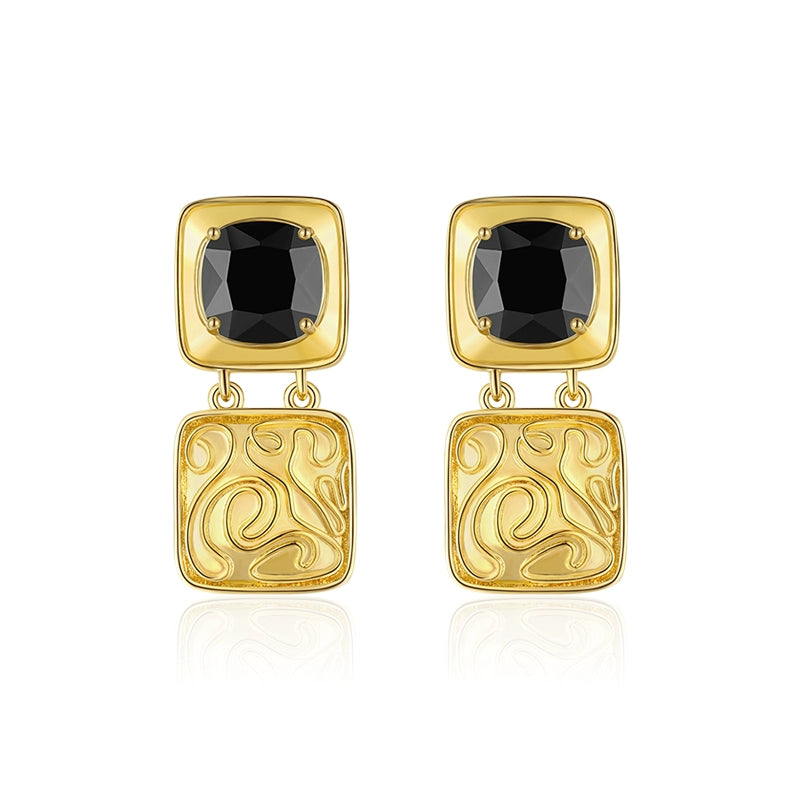 Vintage Maillard Coin Earrings