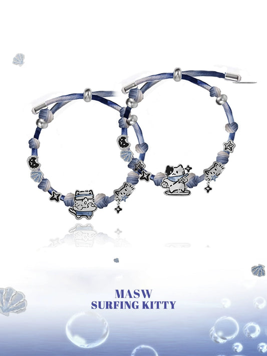 Blue Shell Cat Bracelet