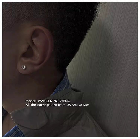 Doomsday Lava Stud Earrings