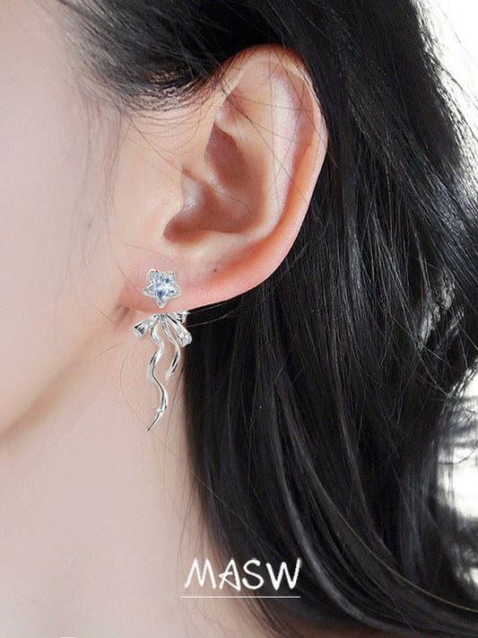 Galaxy Star Butterfly Earrings