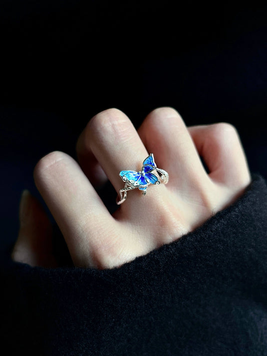 "Free Verse" Butterfly Ring