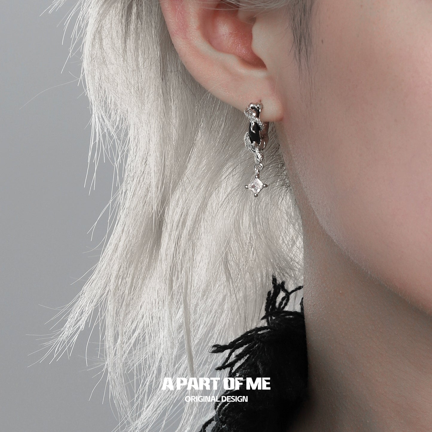 Leather Viper Earrings