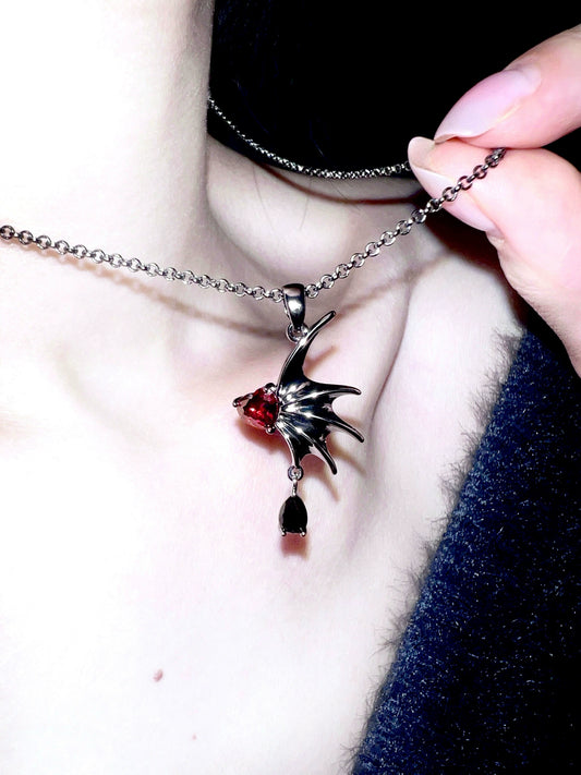 "Demon Wing" Gothic Necklace