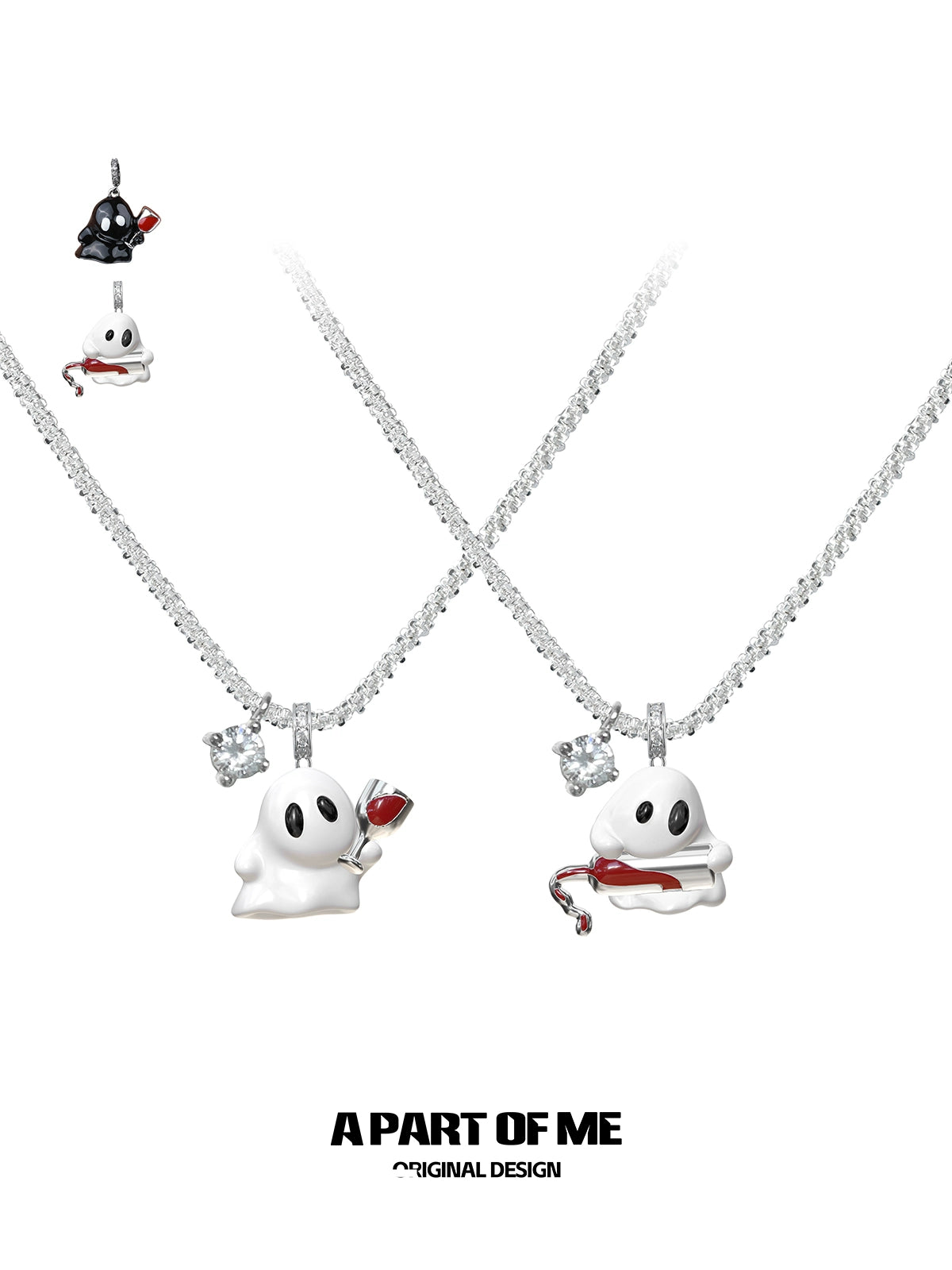 Ghost Boo Gift Necklace