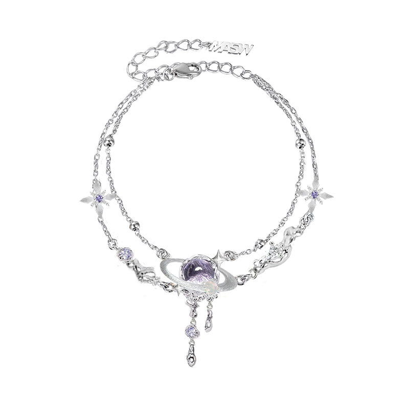 Purple Galaxy Bracelet