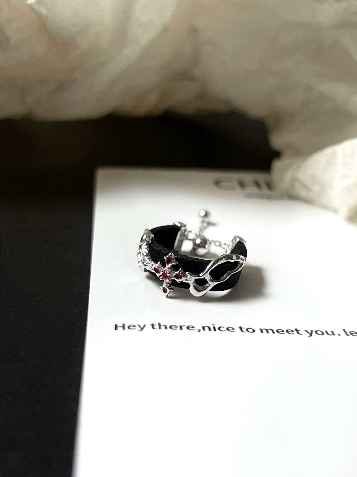 "Soul Contract" Leather Ring