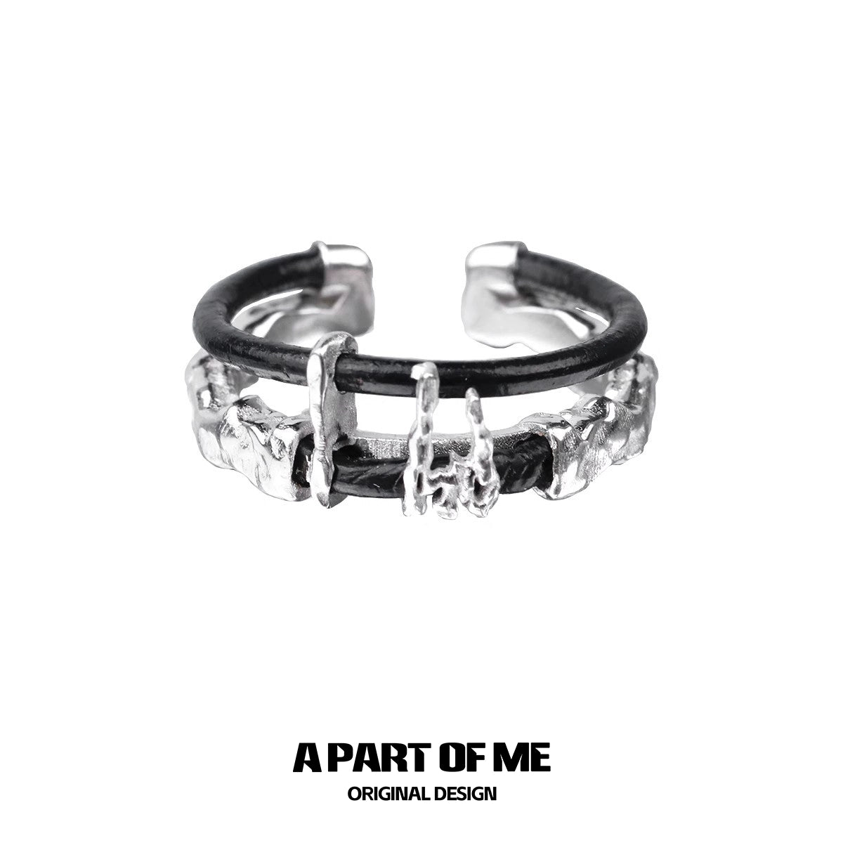 Dark Matter Leather Ring