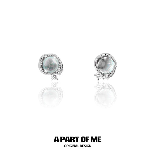 Dream Moonstone Stud Earrings