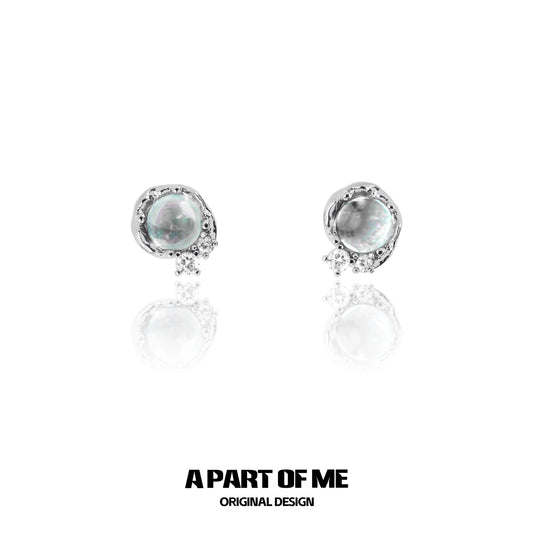 Dream Moonstone Stud Earrings