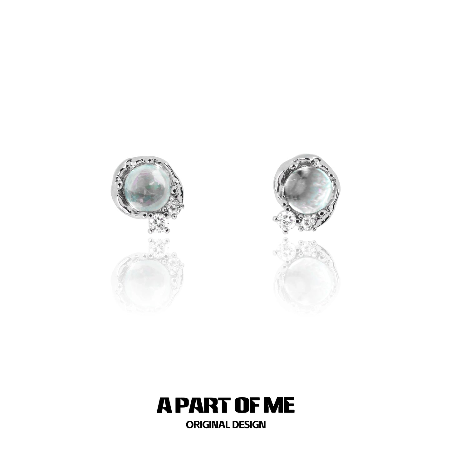 Dream Moonstone Stud Earrings