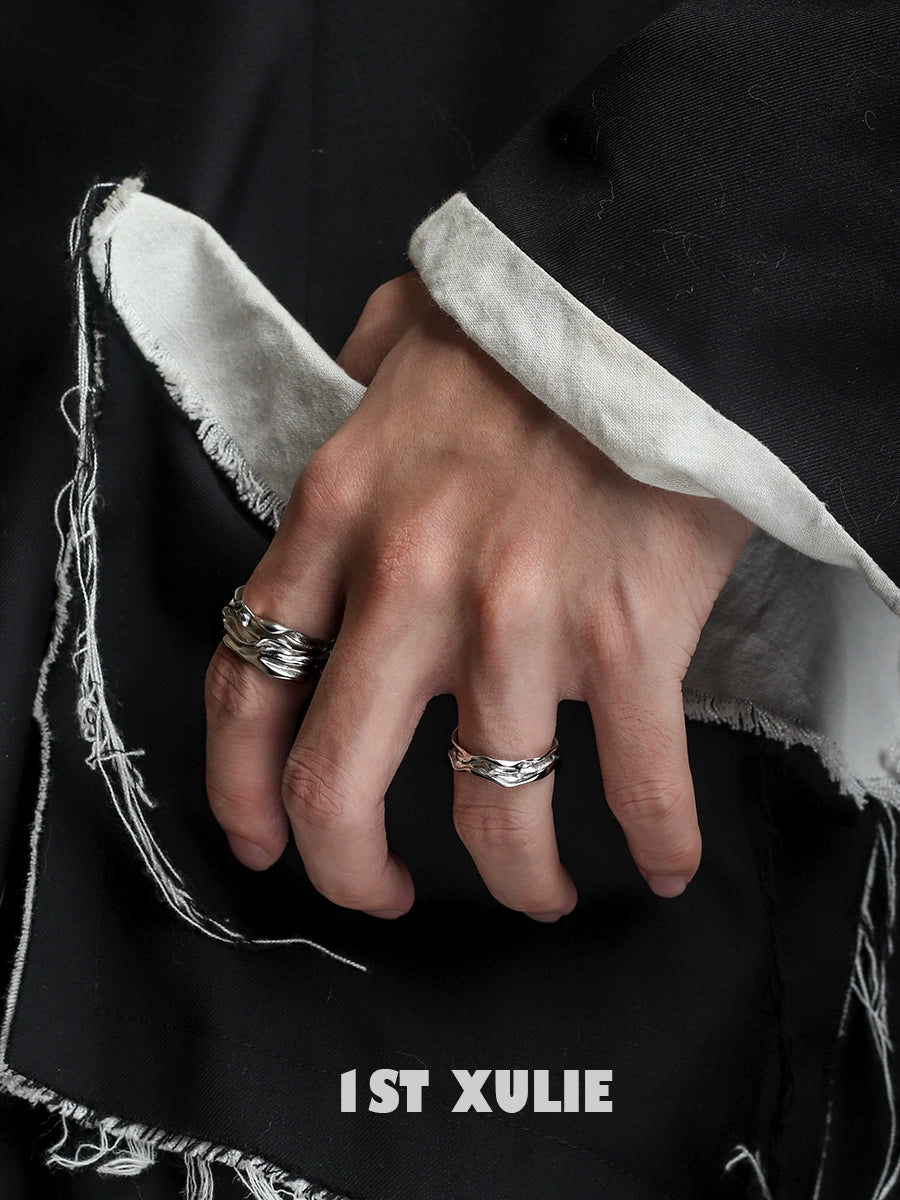 Defiant Statement Silver Ring