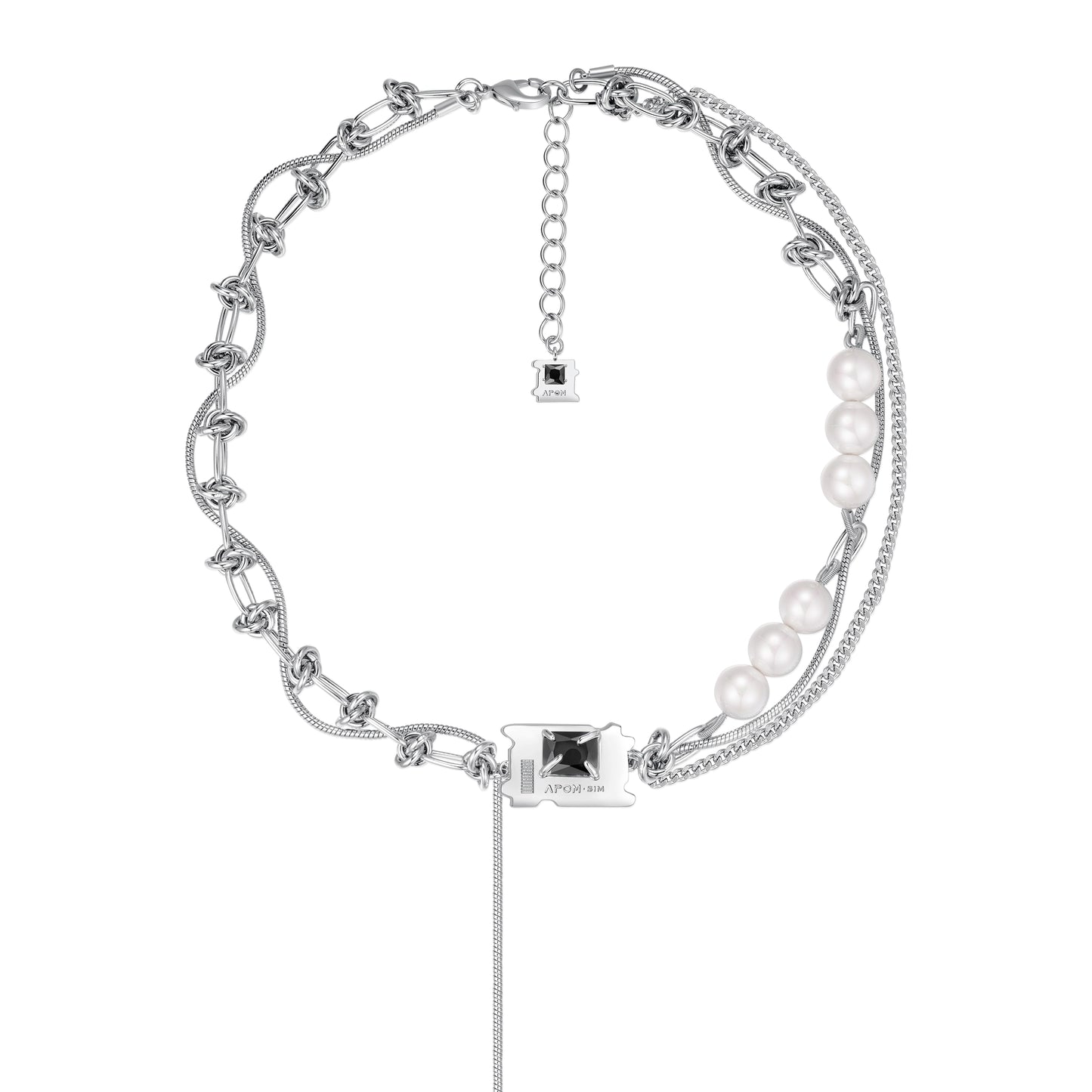 Elegant Thorn Pearl Necklace